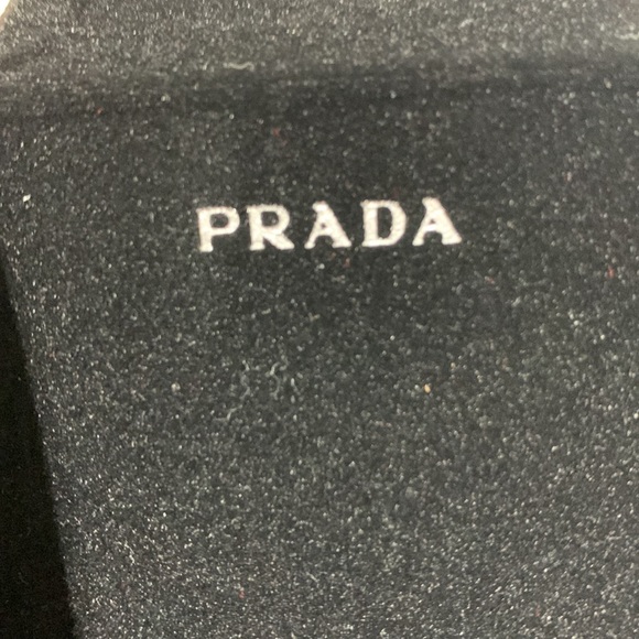 PRADA eyewear case textured velvet lined Prada microfiber cloth magnetic closure - Picture 5 of 12